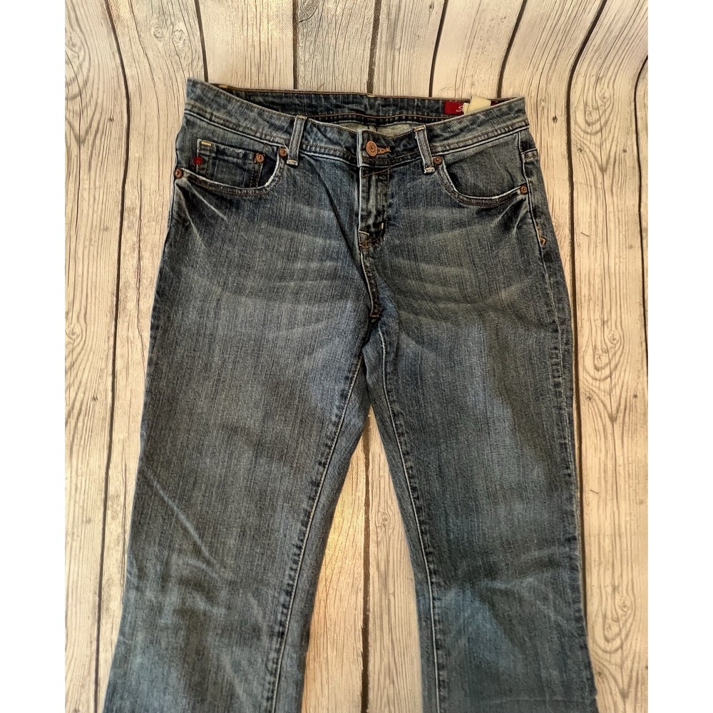 Seven7 Jeans Womens Boot Cut Slim Fit Low Rise Medium Wash Stretch 31x31 Seven 7 - Picture 2 of 7